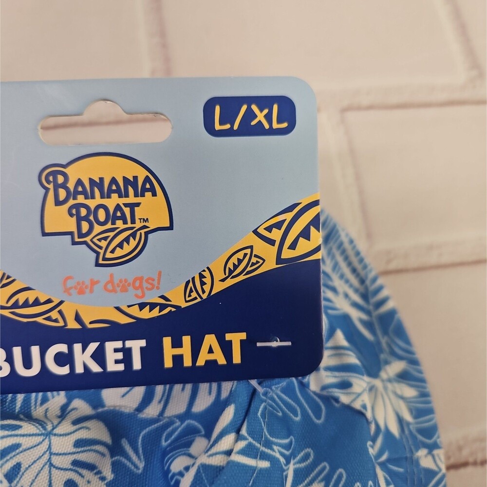 Banana Boat Bucket Hat + Cooling Bandana for dogs set small - Picture 10 of 11